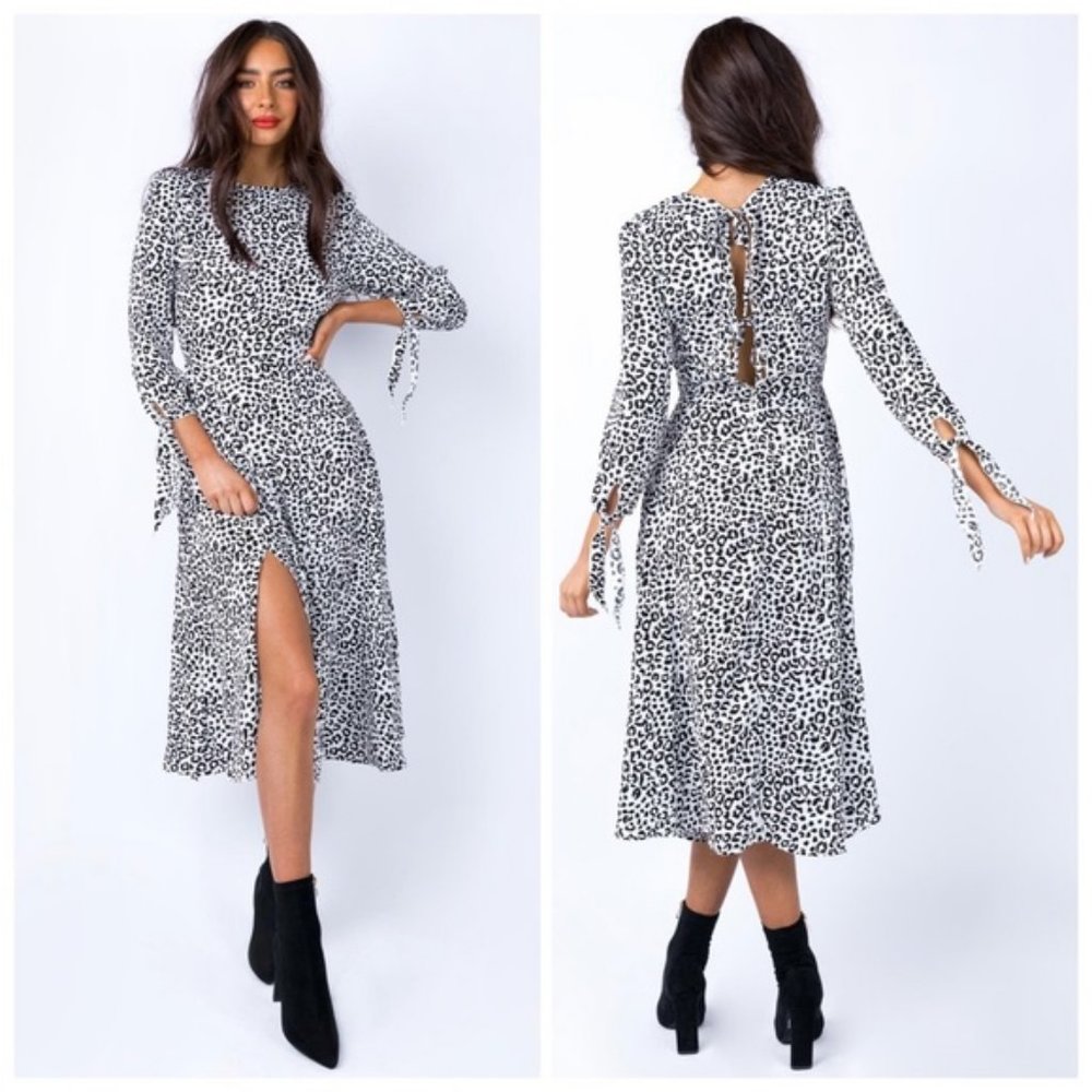 Princess Polly Reston Leopard Print Midi Dress 2